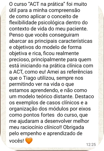 Depoimento de aluno 3